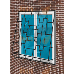 Дутая сварная решетка модель №73