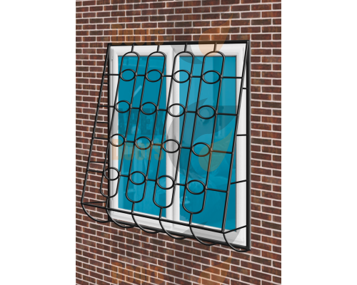 Дутая сварная решетка модель №96